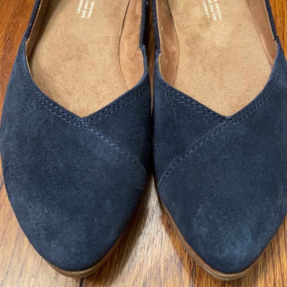 Toms Navy Blue Slip On Shoes